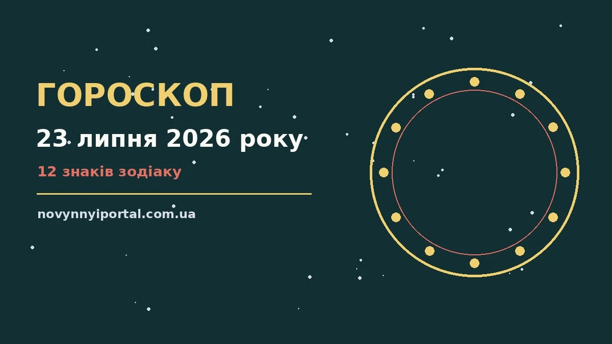 Гороскоп на 23 липня 2026 року: головні підказки дня для нових справ і розмов