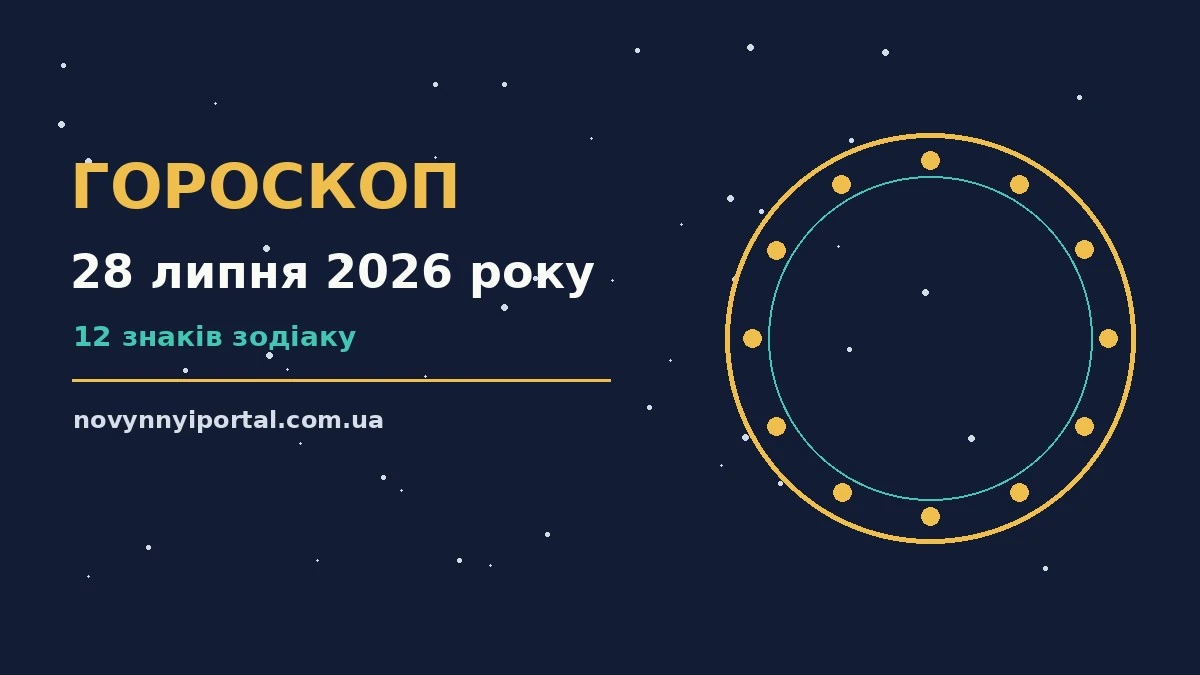 Гороскоп на 28 липня 2026 року: головні підказки дня для нових справ і розмов