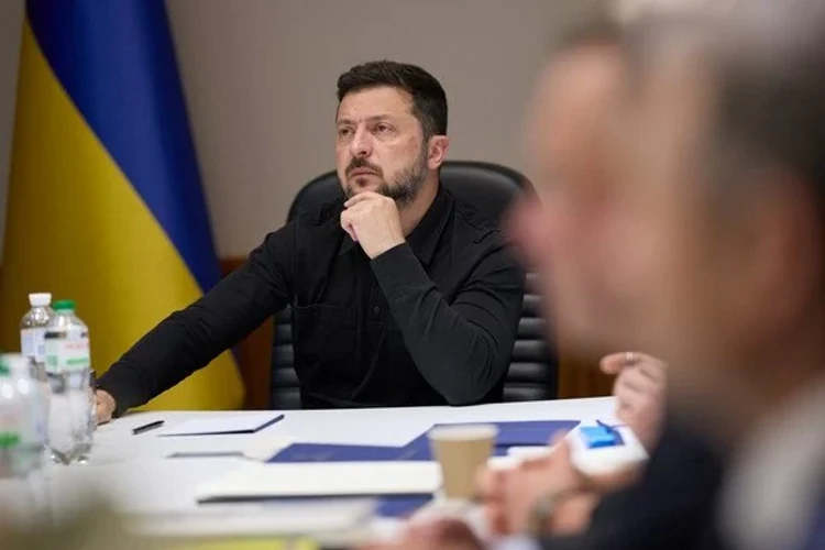 Володимир Зеленський під час пресконференції 23 липня 2026 року