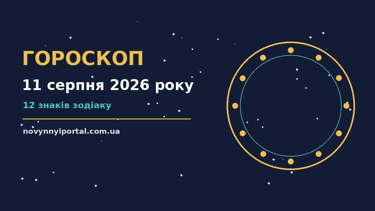 Гороскоп на 11 серпня 2026 року: головні підказки дня для нових справ і розмов