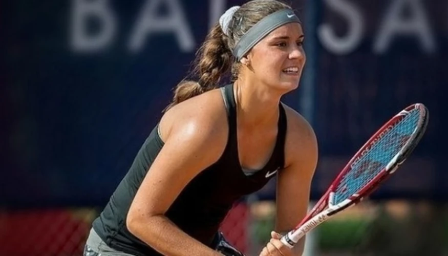 Ангеліна Калініна під час матчу на Cincinnati Open