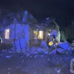 Наслідки удару по приватному сектору Ізюма