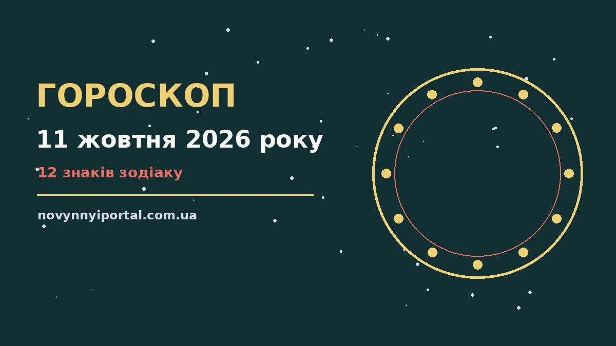 Гороскоп на 11 жовтня 2026 року: головні підказки дня для нових справ і розмов