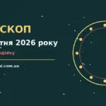 Гороскоп на 13 жовтня 2026 року на тлі ранкового ноутбука з кавою