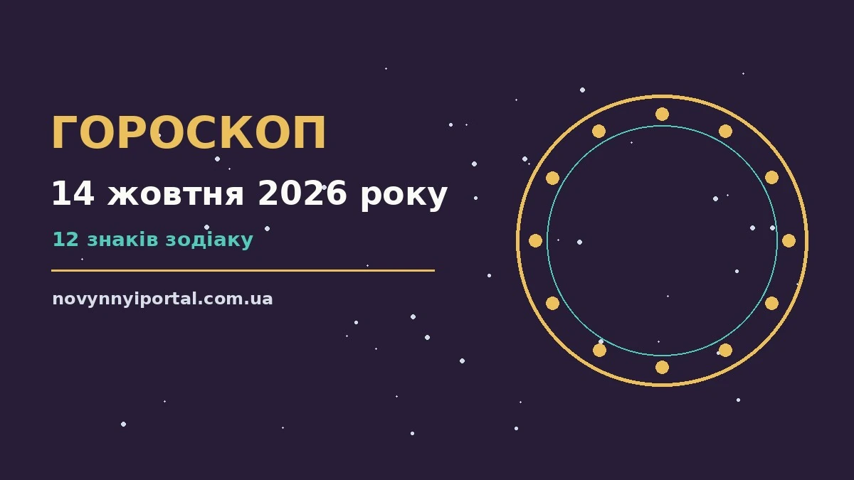 Гороскоп на 14 жовтня 2026 року: головні підказки дня для нових справ і розмов