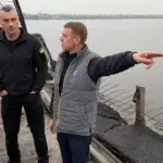 Віталій Кличко на Південному мосту