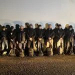 Десять чоловіків, яких виявили серед палетів із молоком у вантажівці