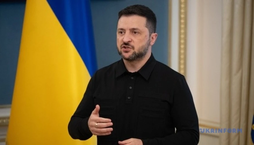 Зустріч Володимира Зеленського та Дональда Туска під час саміту ЄС у Брюсселі, 15 жовтня 2026 року